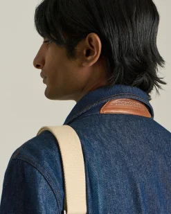 DENIM BLOUSON WITH A MINERAL WASH.