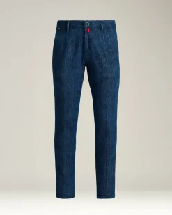 DENIM TROUSERS IN STRETCH COTTON