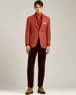 DERBY IN CALFSKIN SUEDE WITH BROGUED FLOWER PATTERN CAMEL