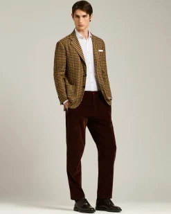 DERBY IN SMOOTH CALFSKIN BORDEAUX WITH RUBBER SOLE