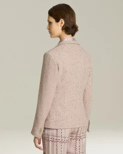 DONEGAL EFFECT CASHMERE BLAZER