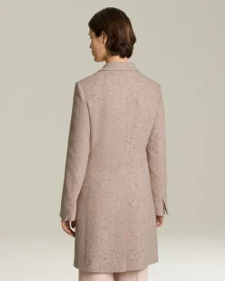 DONEGAL EFFECT CASHMERE COAT