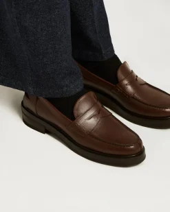EBONY SMOOTH CALFSKIN LOAFERS