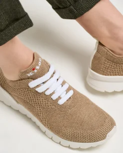FIT BEIGE CASHMERE SNEAKERS