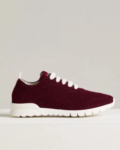 FIT BURGUNDY CASHMERE SNEAKERS