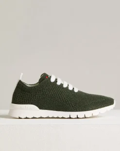 FIT PINE GREEN CASHMERE SNEAKERS