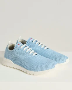 FITS COTTON KNIT SNEAKERS SKY BLUE COTTON KNIT UPPER