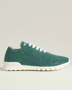 FITS SNEAKERS GREEN 100% CASHMERE