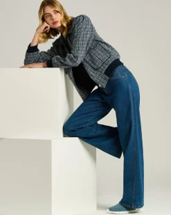 FITS SNEAKERS IN JEANS BLUE COTTON