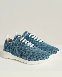 FITS SNEAKERS IN JEANS BLUE COTTON