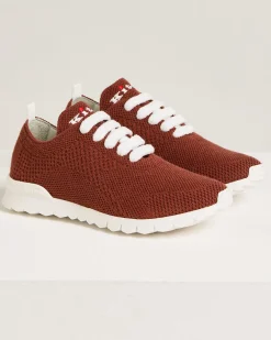 FIT TERRACOTTA CASHMERE SNEAKERS