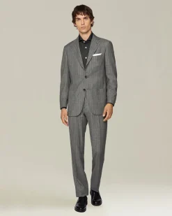 HERRINGBONE WOOL SUIT