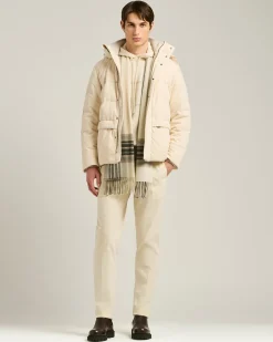IVORY FINE-CORDUROY TROUSERS