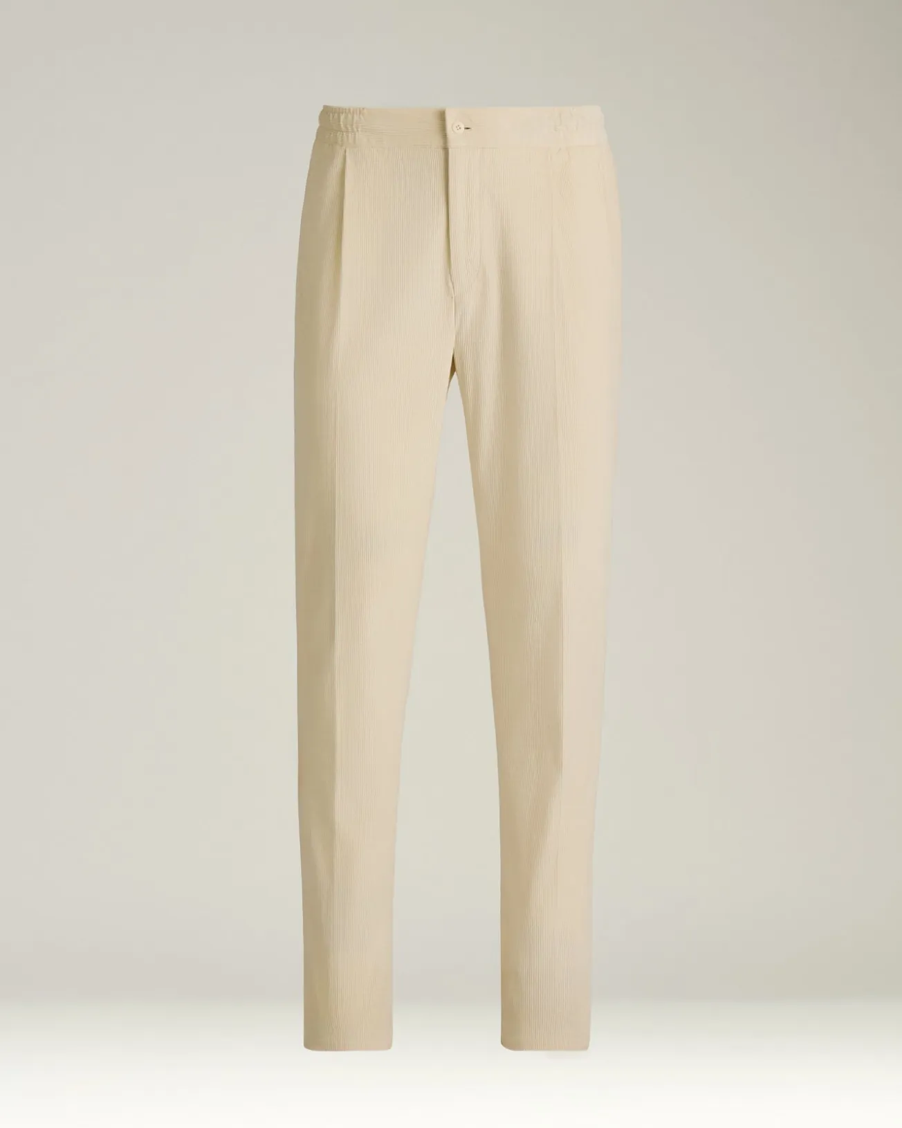 IVORY FINE-CORDUROY TROUSERS