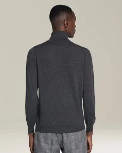 JERSEY HIGH NECK CASHMERE