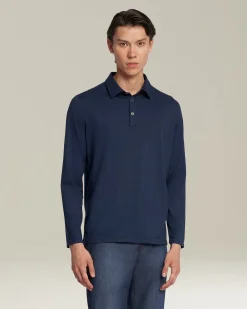 JERSEY POLOSHIRT L/S COTTON