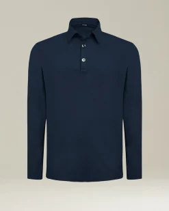 JERSEY POLOSHIRT L/S COTTON