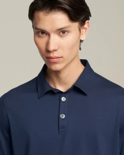 JERSEY POLOSHIRT L/S COTTON