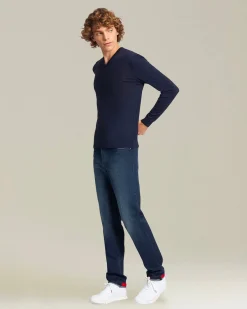 JERSEY V-NECK WOOL