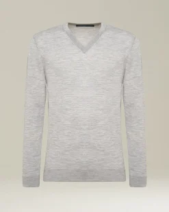 JERSEY V-NECK WOOL