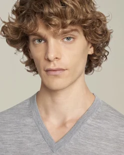 JERSEY V-NECK WOOL