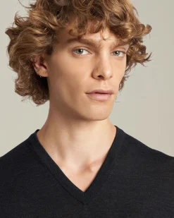 JERSEY V-NECK WOOL