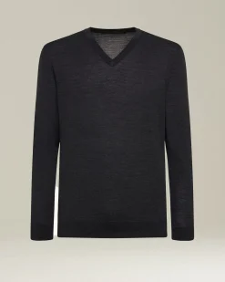 JERSEY V-NECK WOOL