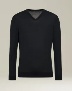 JERSEY V-NECK WOOL