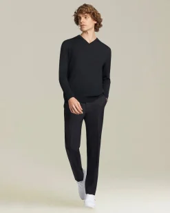 JERSEY V-NECK WOOL