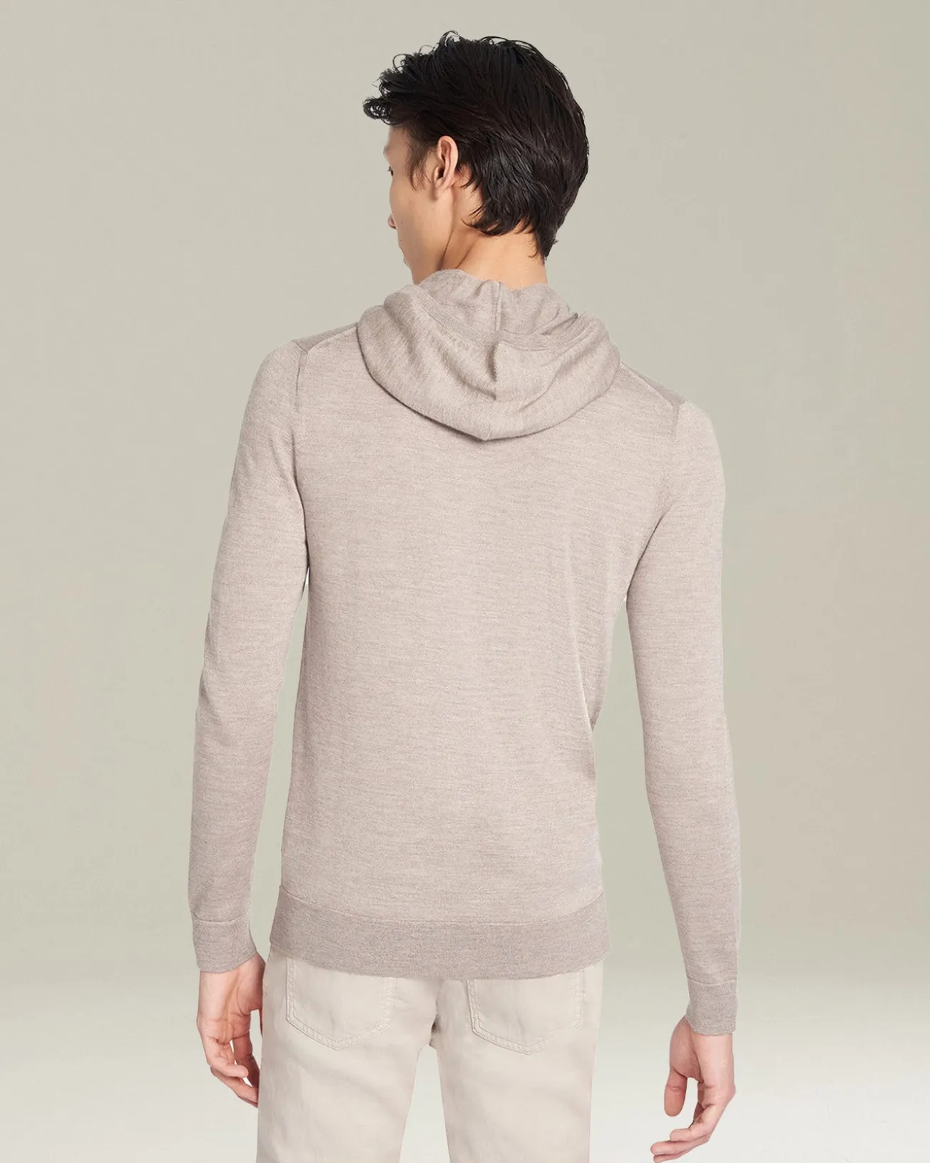 JERSEY W/HOOD CASHMERE