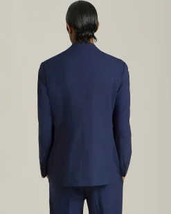 KNT DOUBLE-BREASTED WOOL SUIT