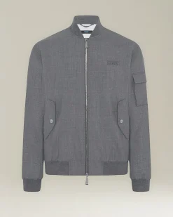 KNT WOOL BOMBER JACKET