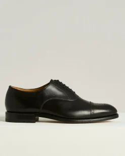 LEATHER LACE-UP SHOE BLACK CALFSKIN
