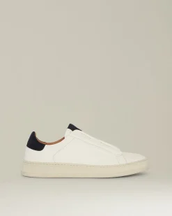 LEATHER SLIP-ON SNEAKERS