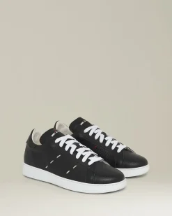LEATHER ‘STITCHING’ SNEAKERS