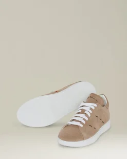 LEATHER ‘STITCHING’ SNEAKERS