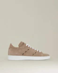 LEATHER ‘STITCHING’ SNEAKERS