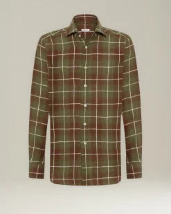 LINEN CHECKED SHIRT