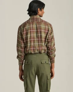 LINEN CHECKED SHIRT