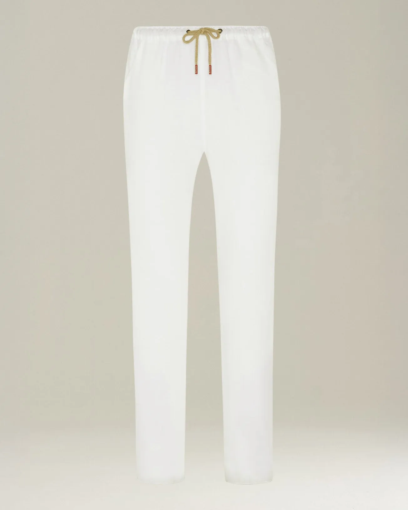 LINEN COMFORT-FIT PULL-ON TROUSERS
