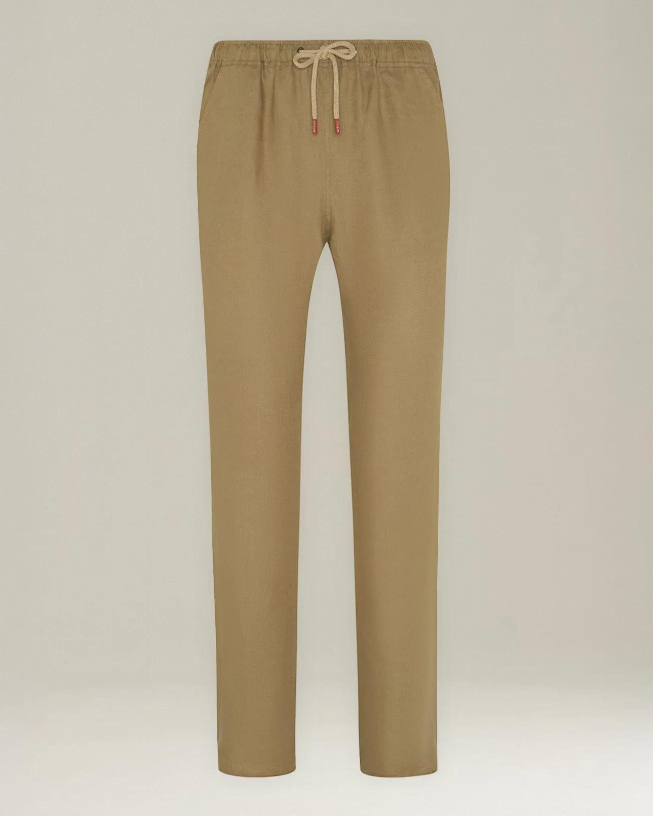 LINEN COMFORT-FIT PULL-ON TROUSERS