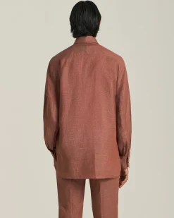 LINEN OVERSHIRT