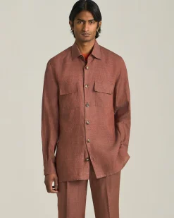 LINEN OVERSHIRT