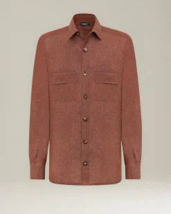 LINEN OVERSHIRT