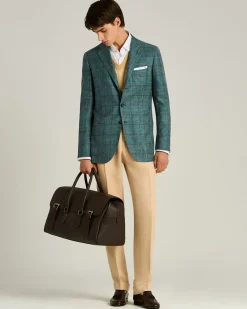 LINEN TROUSERS WITH DARTS BEIGE