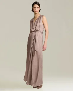 LONG SILK DRESS