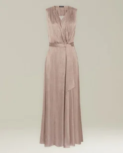 LONG SILK DRESS