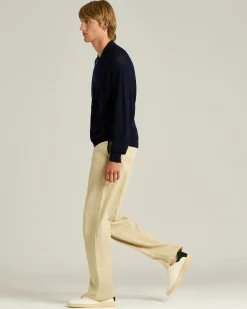 LONG-SLEEVED ZIPPED BOMBER JACKET