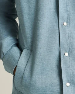 MARIANO LINEN BLEND SHIRT