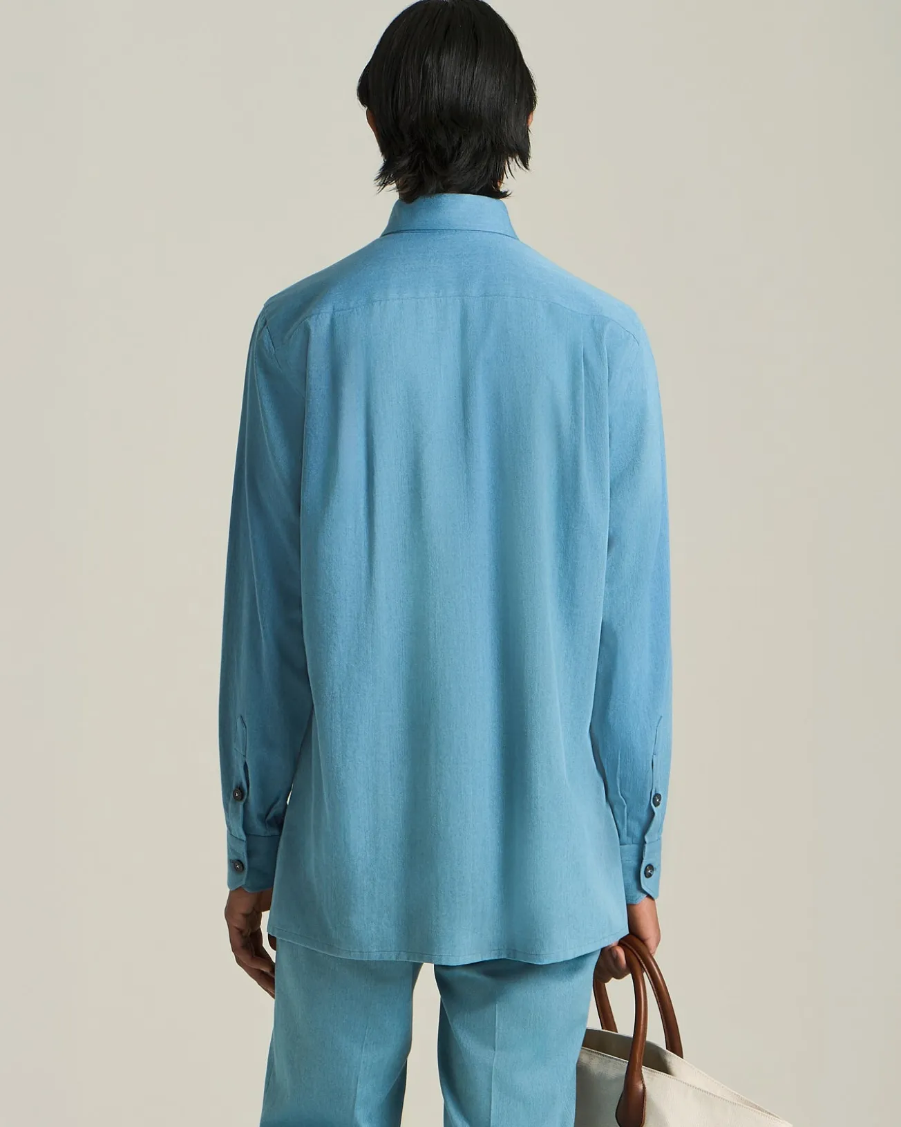 MINERAL WASHED COTTON OVERSHIRT